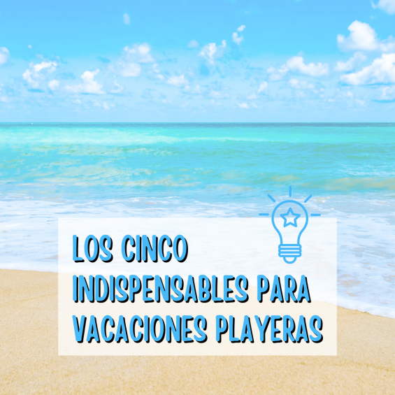 5 indispensables para tus vacaciones en la playa